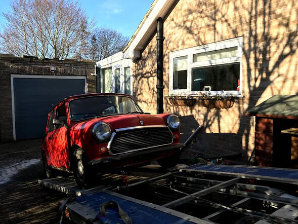 February 2019 and the Mini lands at home.