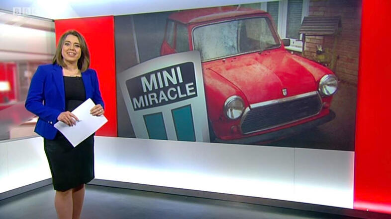 Our story of the Mini re-joining the family made National, Regional and Local Press, TV and Radio.